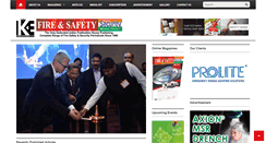 Desktop Screenshot of firesafetysecurityindia.com